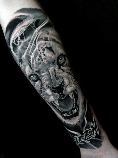 Explore bear paw tattoo ideas, creative tattoo ideas in San Marcos, available at The War Room Tattoo Studio (By Appointment only)