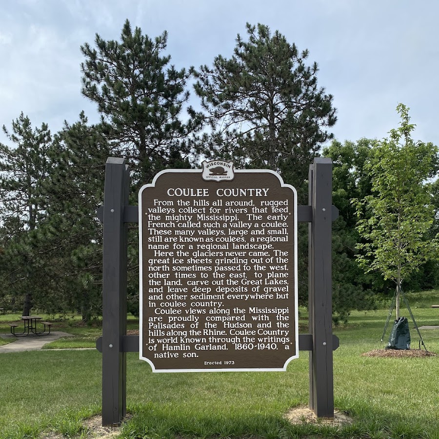 Wisconsin State Historical Marker 198: Coulee Country