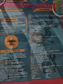 L'Indigo Café à Marseille menu