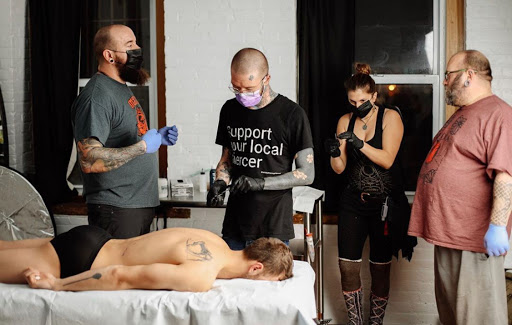 Explore bodybuilding tattoo ideas, creative tattoo ideas in Roanoke, available at Sati Piercing & Fine Jewelry