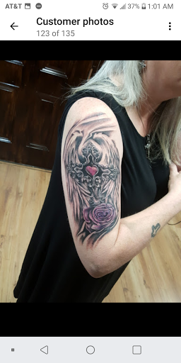 Explore split personality tattoo ideas, creative tattoo ideas in Harrisburg, available at Rayzor Tattoos