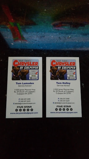 Jeep Dealer «Chrysler of Culpeper», reviews and photos, 11030 James Monroe Hwy, Culpeper, VA 22701, USA