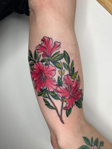 Find tattoos ideas on leg for your next unique tattoo in Savannah at Nomad Society