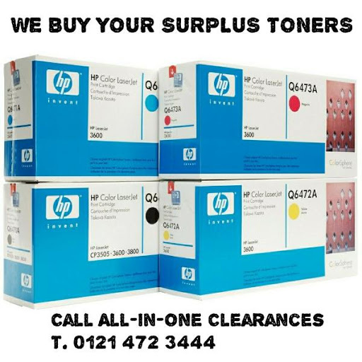 Sell Unused Printer & Copier Toner Cartridges