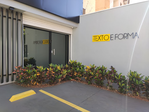 Logo da empresa - Texto e Forma Conteúdo Educacional