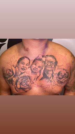 Explore female throat tattoo ideas, creative tattoo ideas in San Diego, available at Inkfinite Artistry