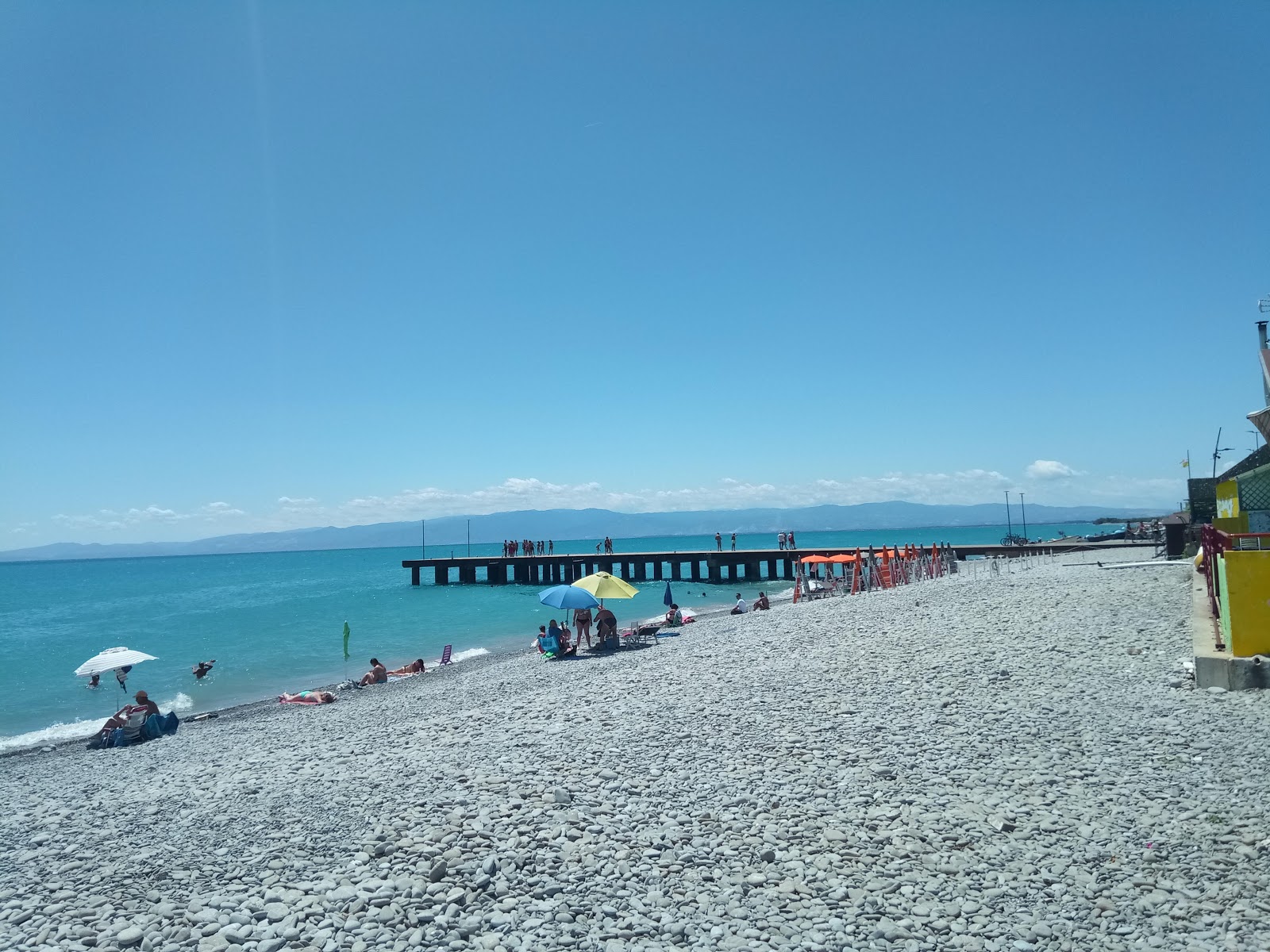 Foto von Trebisacce beach mit langer gerader strand