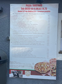 Menu du Pizza L'Oustaou à Bormes-les-Mimosas