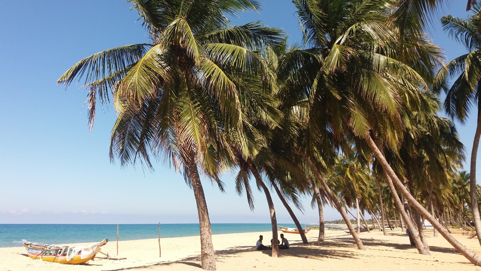 Photo de Maruthamunai Beach avec rivage droit, long