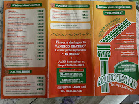 Menu du Pizzeria Antico Teatro Da Mina à Arquà Polesine