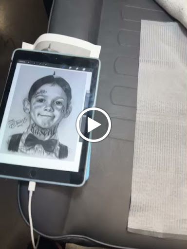 Explore gas mask tattoo ideas, creative tattoo ideas in Douglasville, available at Long Island Ink Tattoo & Piercing