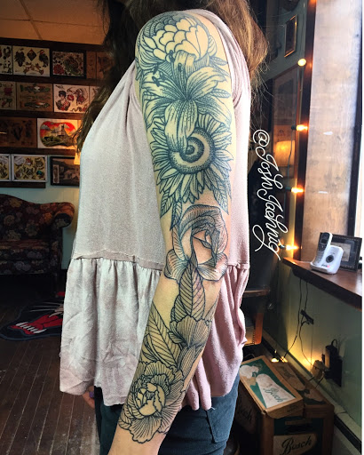 Explore childrens names tattoo ideas, creative tattoo ideas in Houghton, available at Bramble & Stag Tattoo Parlour