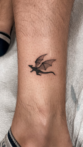 Explore simple witch tattoo ideas, creative tattoo ideas in New York, available at In Due Time Tattoo