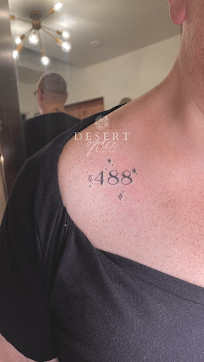 Explore big cover up tattoo ideas, creative tattoo ideas in Phoenix, available at Desert Grace Beauty