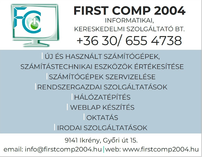 Értékelések erről a helyről: First Comp 2004 Bt., Győr - Számítógép-szaküzlet