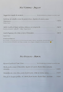 Restaurant Restaurant L'OVNY à Bénodet (la carte)