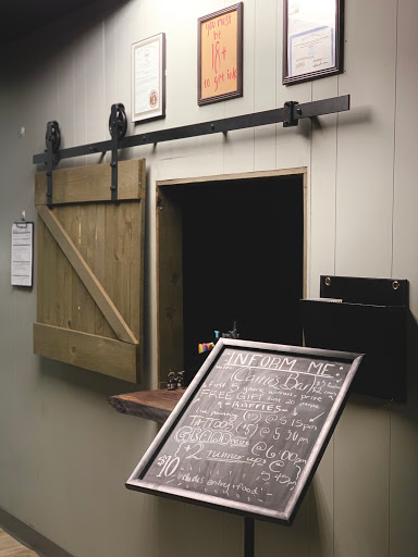 Explore skier tattoo ideas, creative tattoo ideas in Springfield, available at Triumph Tattoo