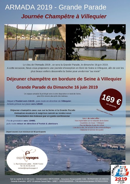 Esprit Voyages sur rendez-vous à Yvetot (Seine-Maritime 76)