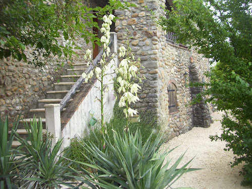 Lodge Le Mas Hauregard location de gites vacances piscine privee au pied des Cevennes Gard Les Mages