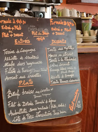 Restaurant le longchamp à Paris menu