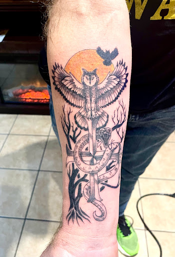 Explore arm tattoo sleeve ideas, creative tattoo ideas in Berwick, available at Truth Custom Tattoo, Design & Gallery