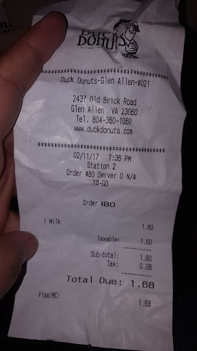 Donut Shop «Duck Donuts», reviews and photos, 2437 Old Brick Rd, Glen Allen, VA 23060, USA
