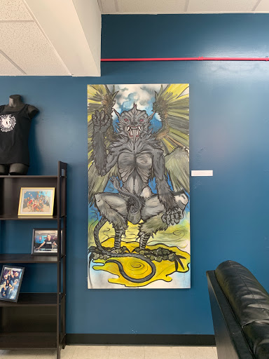 Explore cherub angel tattoo ideas, creative tattoo ideas in Crystal City, available at Meraki Tattoo and Piercing