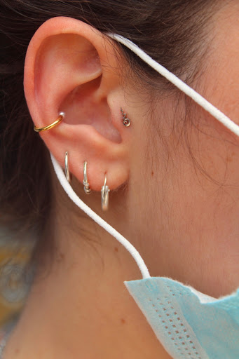 Explore feminine arm tattoo ideas, creative tattoo ideas in Brooklyn, available at Ahimsa Piercing Studio & BVLA Fine Jewelry