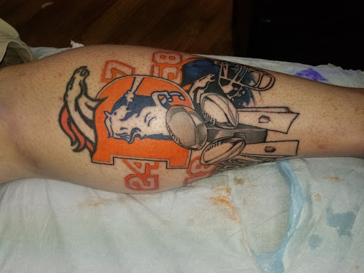 Explore gear tattoo ideas, creative tattoo ideas in Manhattan, available at Black Mammoth Tattoo & Piercing