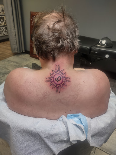 Explore hunting tattoo sleeve ideas, creative tattoo ideas in Anniston, available at Classic 13 Tattoo