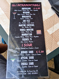 Ariston Ristorante Pizzeria Bar à Trieste menu