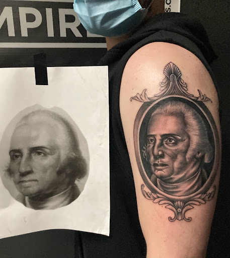 Explore coca cola tattoo ideas, creative tattoo ideas in Cadillac, available at Limitless Ink Tattoo Studio