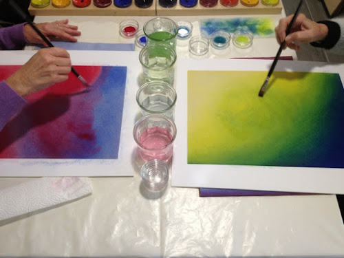 Cours de peinture Art-Thérapie Atelier Le temps des couleurs Nantes