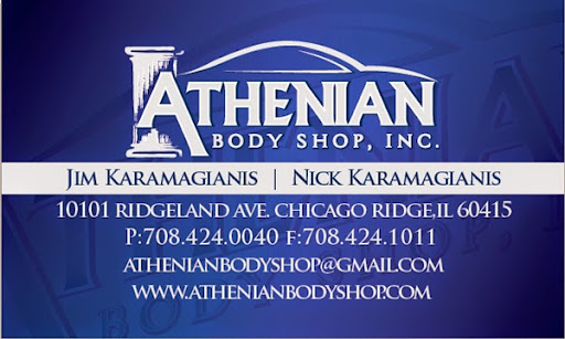Auto Body Shop «Athenian Body Shop», reviews and photos, 10101 Ridgeland Ave, Chicago Ridge, IL 60415, USA