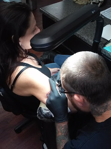 Explore middle arm tattoo ideas, creative tattoo ideas in Fontana, available at Inkspot Tattoo