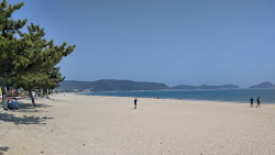 Foto von Myeongsasimni Beach mit lange, gerade küste