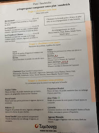 O’TANDOORI à Annecy menu