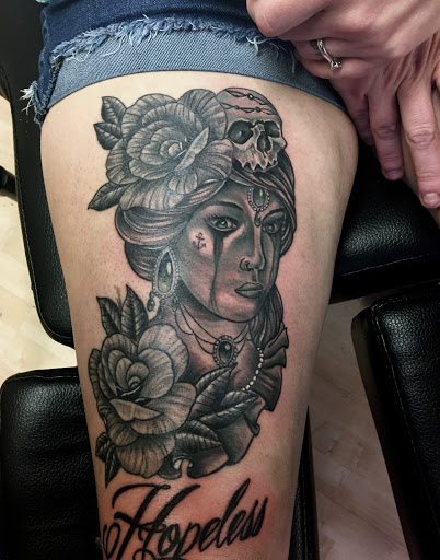 Explore jesus cross tattoo ideas, creative tattoo ideas in Anniston, available at Infinity Ink
