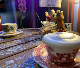 a pink rabbit cake cafe + Palette photo