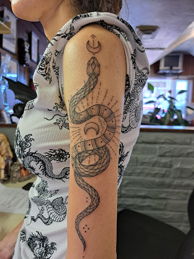 Explore cover up flower tattoo ideas, creative tattoo ideas in Philadelphia, available at Tattoo Odyssey Inc