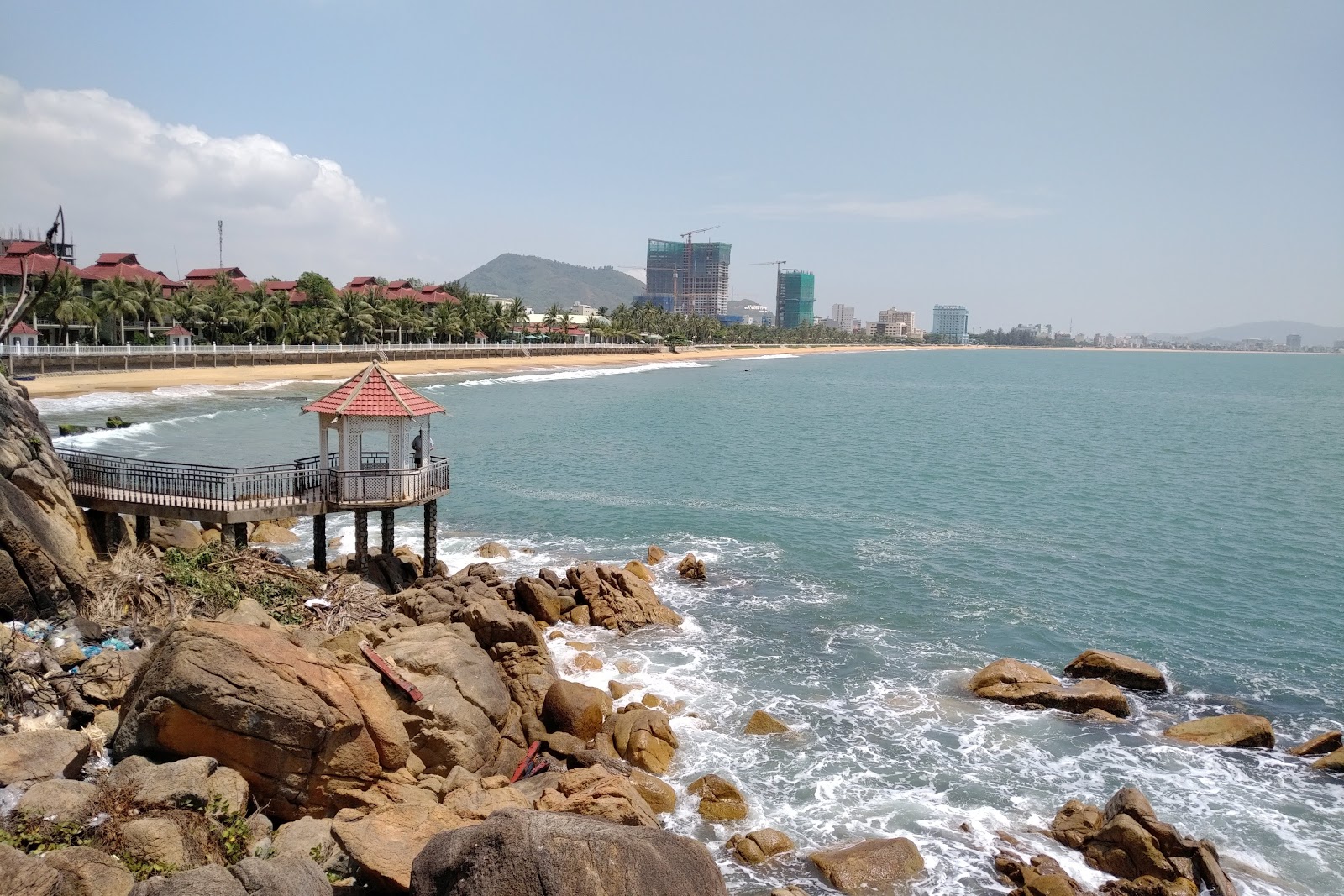 Photo of Quy Nhon Beach and the settlement