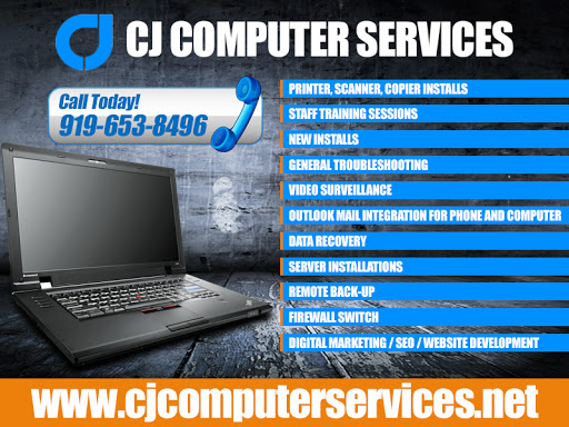 Computer Repair Service «CJ Computer Repair Raleigh NC», reviews and photos, 11721 Coppergate Dr #102, Raleigh, NC 27614, USA