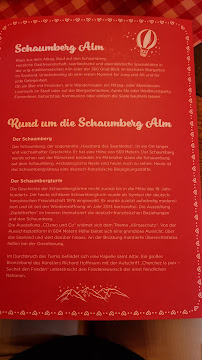 Schaumberg Alm à Tholey carte