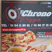 Carte du Chrono pizza à Torcy
