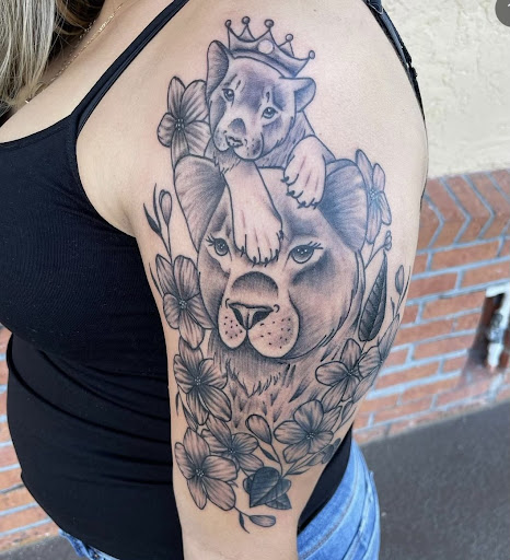 Explore viking ship tattoo ideas, creative tattoo ideas in Sayville, available at Dark Timez Tattoo and Piercing