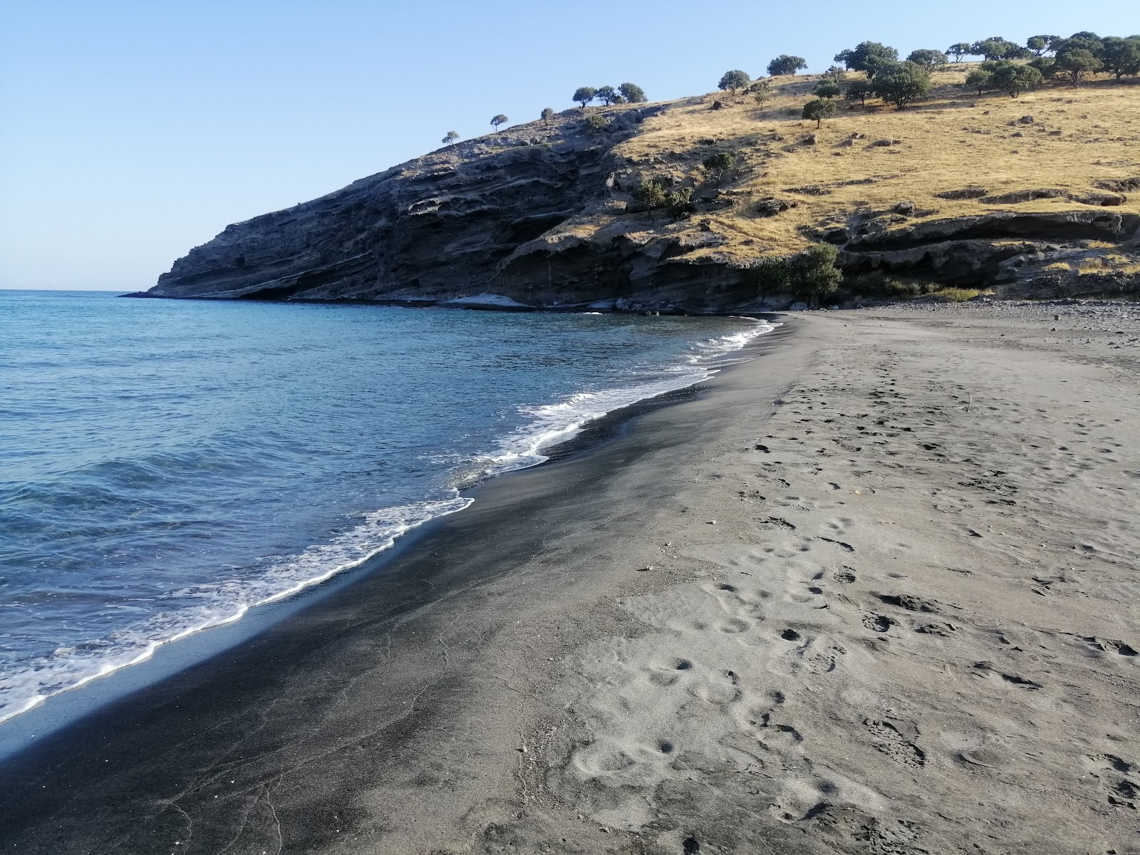 Foto von Paralia Trigari mit geräumige küstenlinie
