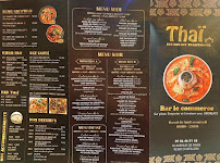 Restaurant thaï Le Commerce Brasserie et Restaurant Thaïlandais à Châtillon (le menu)