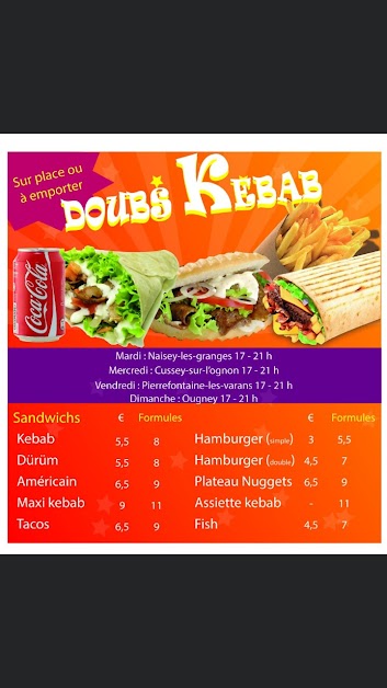 Doubs kebab à Ougney (Jura 39)