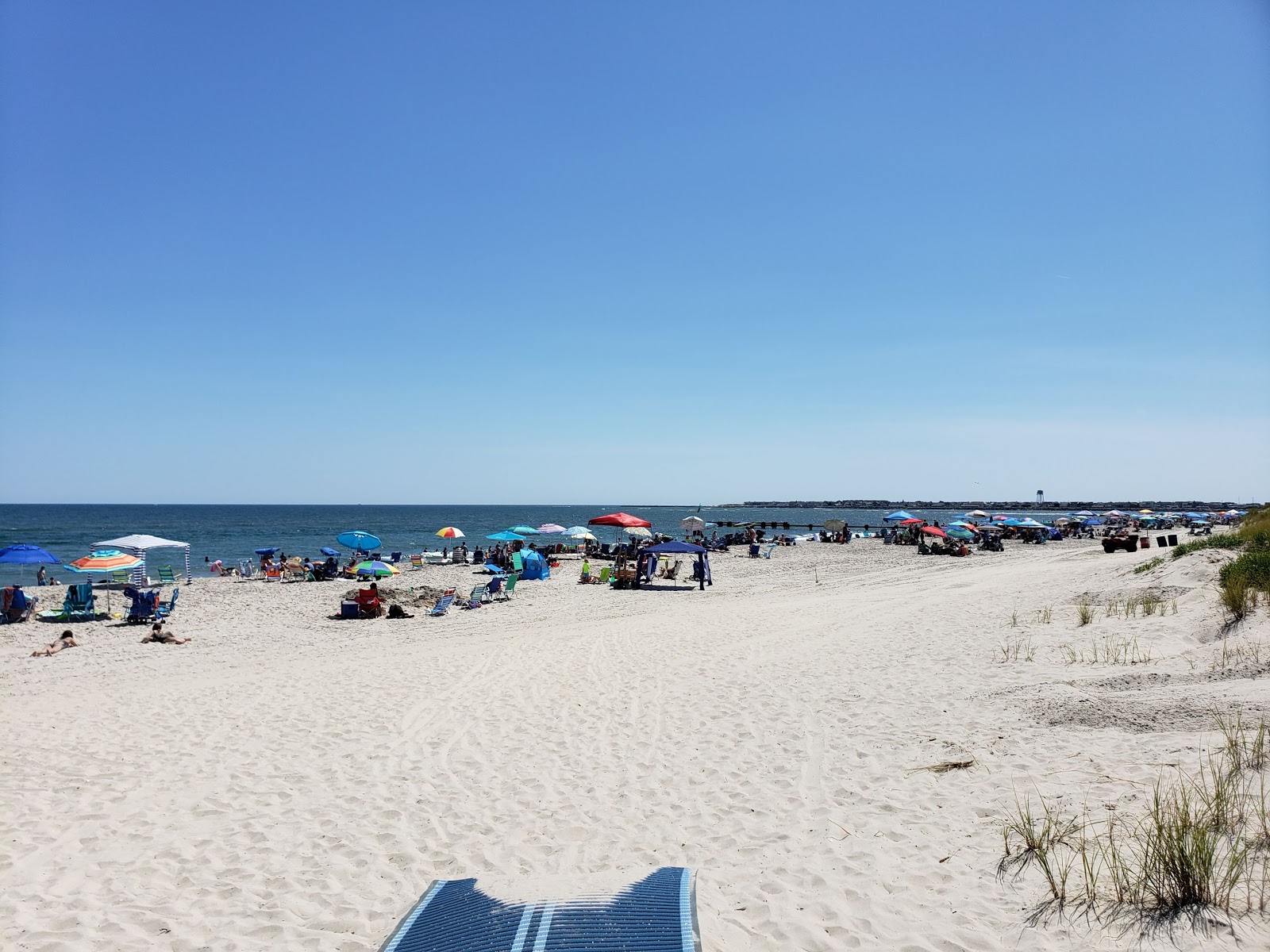 Foto av Sea Isle City Beach med lång rak strand