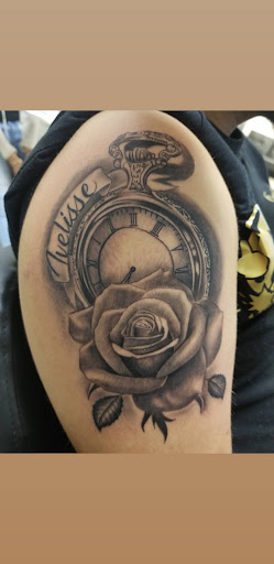 Explore sleeve mens tattoo ideas, creative tattoo ideas in Kissimmee, available at Precision Ink Tattoo Company